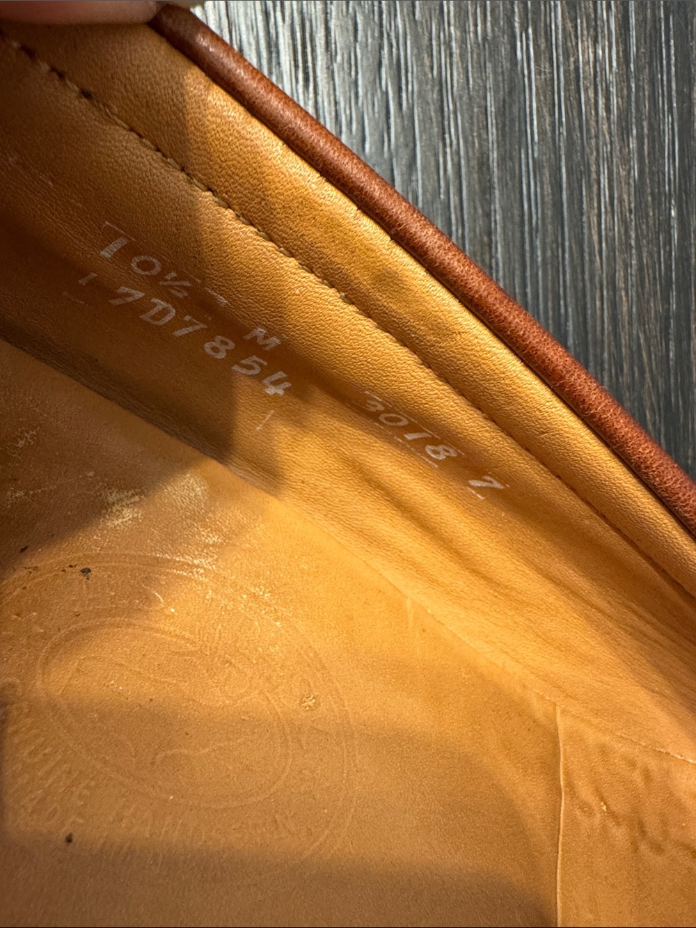 Men's Two-Tone Brown Leather Penny Loafers - Picture 4 of 7